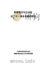 新疆维吾尔自治区伊宁县上潘金乡调查报告 1964 PDF电子版封面 中国科学院民族研究所,新疆少数民族社会历史调查组编