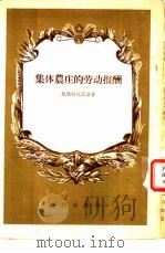 集体农庄的劳动报酬 1954 PDF电子版封面 (苏)庇雅特尼茨基(П.Пятницкий)著;清河译