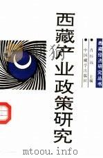 西藏产业政策研究（1994 PDF版）