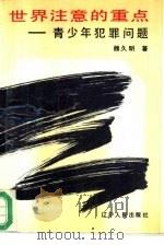 世界注意的重点  青少年犯罪问题（1993 PDF版）