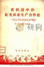 在跃进中的红光农业生产合作社  河北正定红光农业社生产调查（1958 PDF版）
