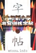 六年制小学书写训练字帖  第12册（1999 PDF版）