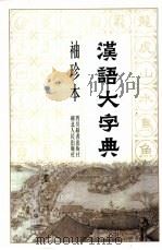 汉语大字典：袖珍本（1999 PDF版）