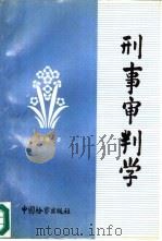 刑事审判学（1992 PDF版）