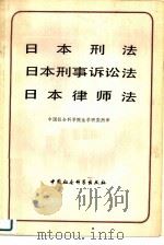 日本刑法日本刑事诉讼法日本律师法（1981 PDF版）