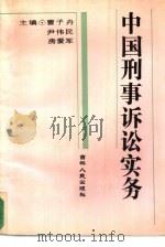 中国刑事诉讼实务（1993 PDF版）