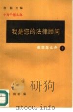 我是您的法律顾问 1991 PDF电子版封面 7502713301 晓松,雨明编