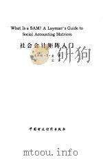 社会会计矩阵入门（1985 PDF版）