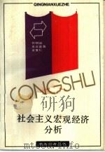 社会主义宏观经济分析 1986 PDF电子版封面 4259·034 符钢战等著