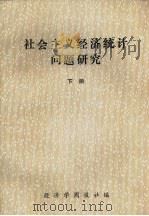 社会主义经济统计问题研究  下（1983 PDF版）