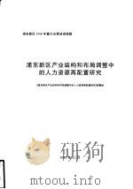 浦东新区1998年重大决策咨询课题  浦东新区产业结构和布局调整中的人力资源再配置研究（ PDF版）