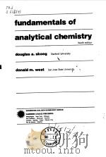 FUNDAMENTALS OF ANALYTICAL CHEMISTRY（1982 PDF版）