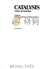 CATALYSIS SCIENCEAND TECHNOLOGY VOLUME1 1981 PDF电子版封面 JOHN R ANDERSON AND MICHEL BOU