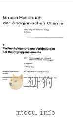 GMELIN HANDBUCH DER ANORGANISCHEN CHEMIE TEIL 5 1978 PDF电子版封面 LEOPOLD GMELIN