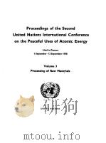 PROCEEDINGS OF THE SECOND UNITED NATIONS INTERANTIONL CONFERENCE ON THE PEACEFUL USES OF ATOMIC ENER（1958 PDF版）