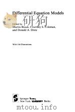 DIFFERENTIAL EQUATION MODELS 1983 PDF电子版封面 WILLIAM F.LUCAS