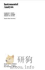 INSTRUMENTAL ANALYSIS 1974 PDF电子版封面 CHARLES K.MANN