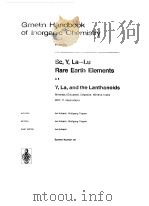GMELIN HANDBOOK OF INORGANIC CHEMISTRY A8 1984 PDF电子版封面 LSAKUBACH
