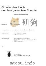 GMELIN HANDBUCH DER ANORGANISCHEN CHEMIE MN MANGAN A1 1980 PDF电子版封面 LEOPOLD GMELIN