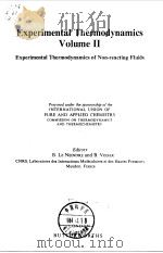 EXPERIMENTAL THERMODYNAMICS VOL II 1977 PDF电子版封面 P.WADSACK