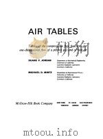 AIR TABLES 1965 PDF电子版封面 DUANE P.JORDAN