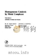 HOMOGENEOUS CATALYSIS BY METAL COMPLEXES VOL II 1974 PDF电子版封面 M.M.TAQUI KHAN
