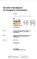 GMELIN HANDBOOK OF INORGANIC CHEMISTRY SUPPLEMENT VOL 3 1982 PDF电子版封面 HANNELORE KELLER RUDEK