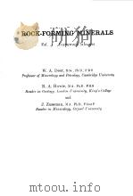 ROCK-FORMING MINERALS VOL 4 1963 PDF电子版封面 W.A.DEER