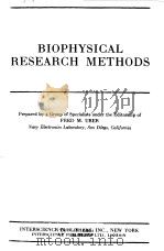 BIOPHYSICAL RESEARCH METHODS 1950 PDF电子版封面 FRED M.UBER