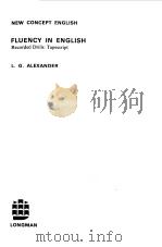 NEW CONCEPT ENGLISH 4 1970 PDF电子版封面 L G ALEXANDER