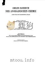 GMELINS HANDBUCH DER ANORGANISCHEN CHEMIE--NIOB B1 1970 PDF电子版封面 ACHTE AUFLAGE