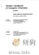 GMELIN HANDBOOK OF LNORGANIC CHEMISTRY SUPPLEMENT VOLUME B 5 1983 PDF电子版封面 HERMANN JEHN