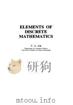 ELEMENTS OF DISCRETE MATHEMATICS 1977 PDF电子版封面 0070381313 C.L.LIU