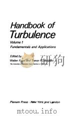 HANDBOOK Of TURBULENCE volume1 1955 PDF电子版封面 G.A.G.IVE