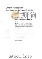 GMELIN HANDBUCH DER ANORGANISCHEN CHEMIE C6（1978 PDF版）