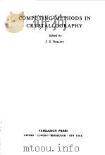 COMPUTING METHODS IN CRYSTALLOGRAPHY（1965 PDF版）