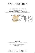 SPECTROSCOPY 1962 PDF电子版封面 M.J.WELLS