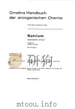 GMELINS HANDBUCH DER ANORGANISCHEN CHENIE ERGANAUNGSBAND LIEFERUNG 7   1973  PDF电子版封面    VON R.J.MEYER 