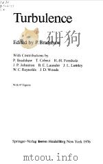 TURBULENCE 1976 PDF电子版封面 P.BRADSHAW