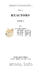 REACTORS VOL 2 1961 PDF电子版封面 H.R.McK HYDER