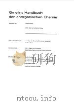 GMELINS HANDBUCH DER ANORGANISCHEN CHEMIE--NIOB B2 1971 PDF电子版封面 ACHTE AUFLAGE