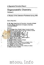 ORGANOMETALLIC CHEMISTRY VOL 3 1975 PDF电子版封面 E.W.ABEL