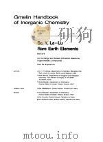 GMELIN HANDBOOK OF INORGANIC CHEMISTRY D6 1983 PDF电子版封面 JOHNH.FORSBERG
