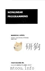 NONLINEAR PROGRAMMING（1976 PDF版）