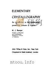 ELEMENTARY CRYSTALLOGRAPHY（1956 PDF版）