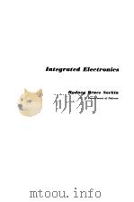 INTEGRATED ELECTRONICS 1970 PDF电子版封面 RODNEY SORKIN