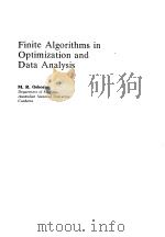 FINITE ALGORITHMS IN OPTIMIZATION AND DATA ANALYSIS（1985 PDF版）
