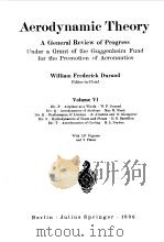 AERODYNAMIC THEORY VOL 5-6 1935 PDF电子版封面 W.F.DURAND