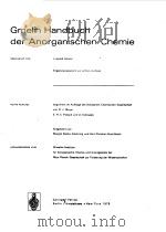 GMELIN HANDBUCH DER ANORGANISCHEN CHEMIE   NICKEL-ORGANISCHE VERBINDUNGEN（1975 PDF版）