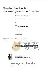 GMELIN HANDBUCH DER ANORGANISCHEN CHEMIE   TRANSURANE  BAND 31（1976 PDF版）
